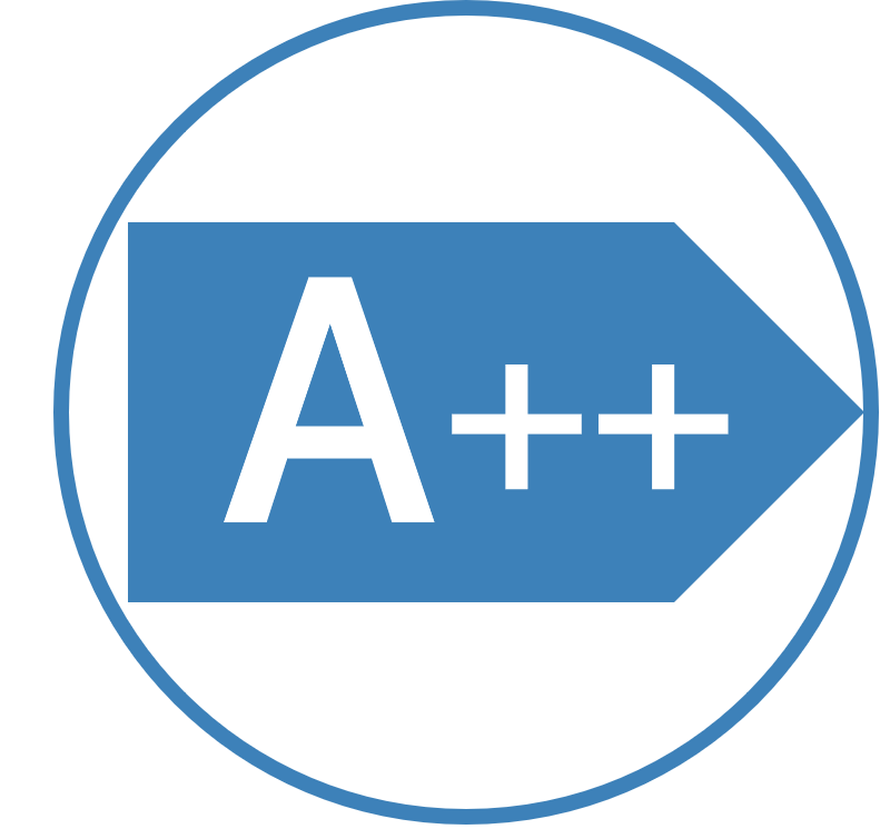 Gaz réfrigérant R32 à hautes performances et efficacité technologique maximale, pour atteindre la classe énergétique A++.