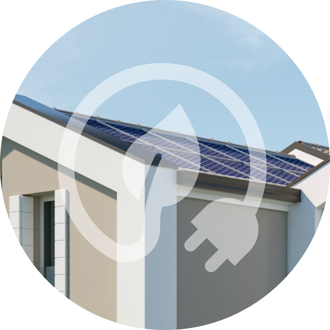 L'impianto di Olimpia Splendid è full electric, ad elevata efficienza e studiato per un maggior auto-consumo dell'energia fotovoltaica