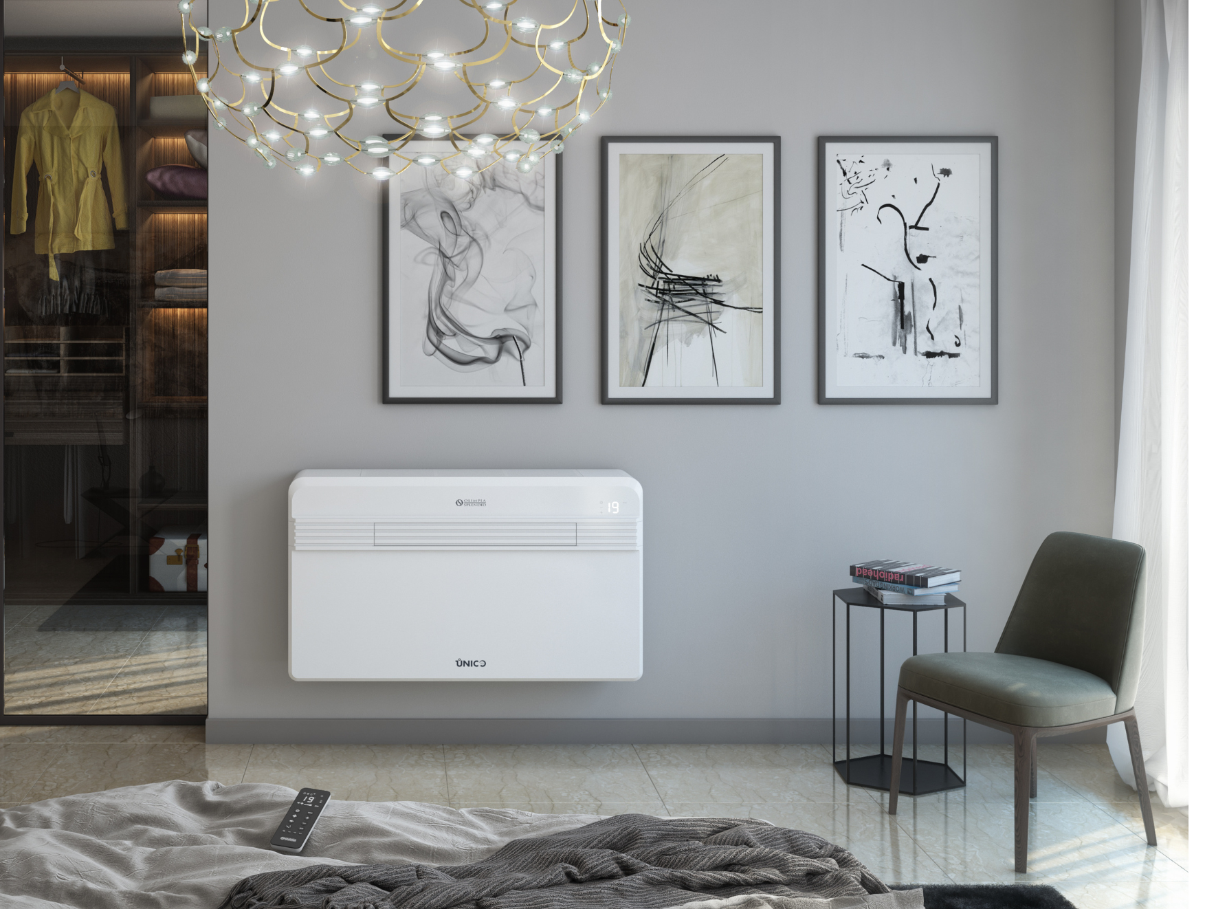 Climatiseur Portable Olimpia Splendid - 2.6 KW Classe A | R290 Écologique, Déshumidification