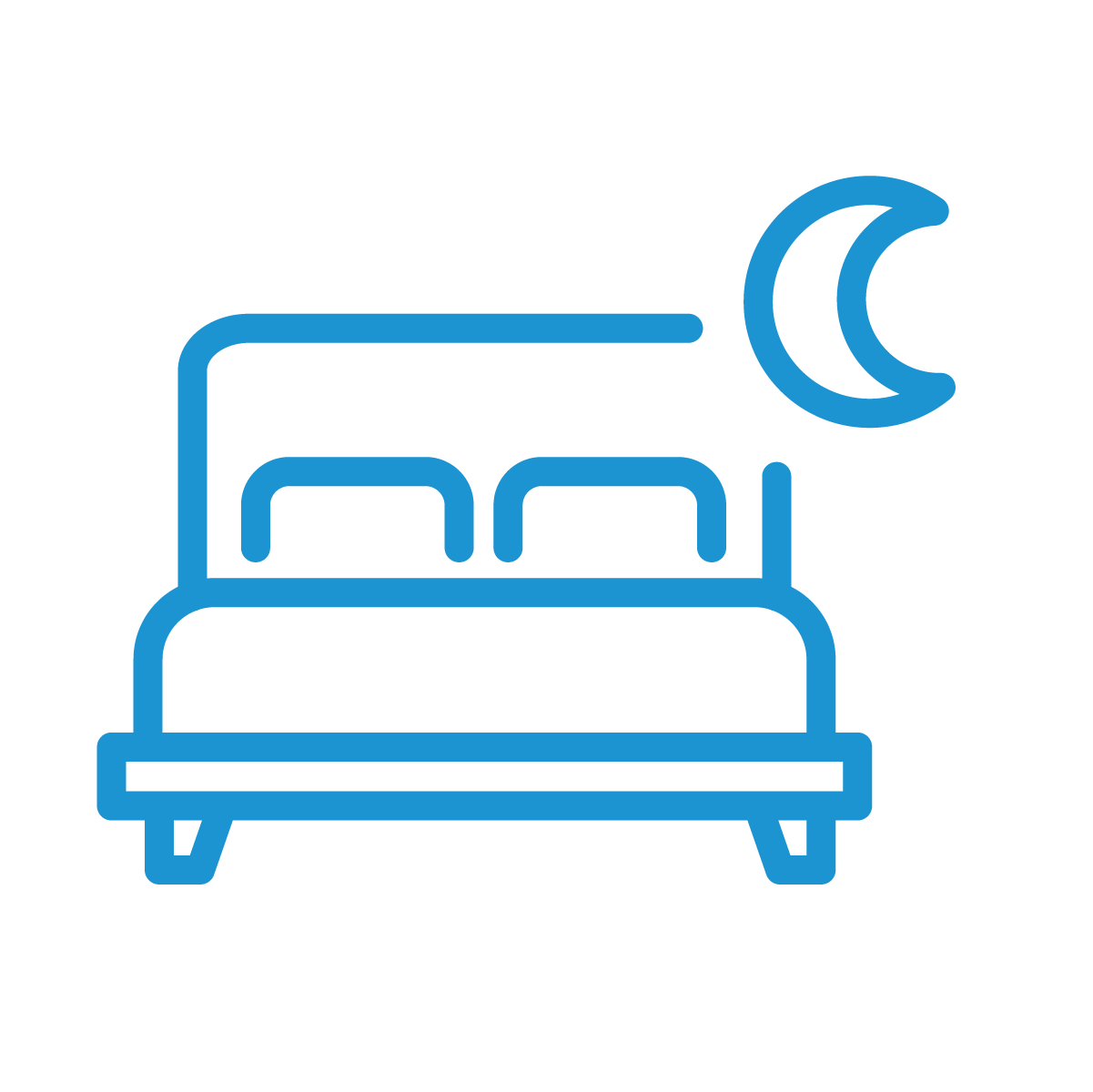 Régule progressivement la température définie, pour plus de bien-être nocturne.